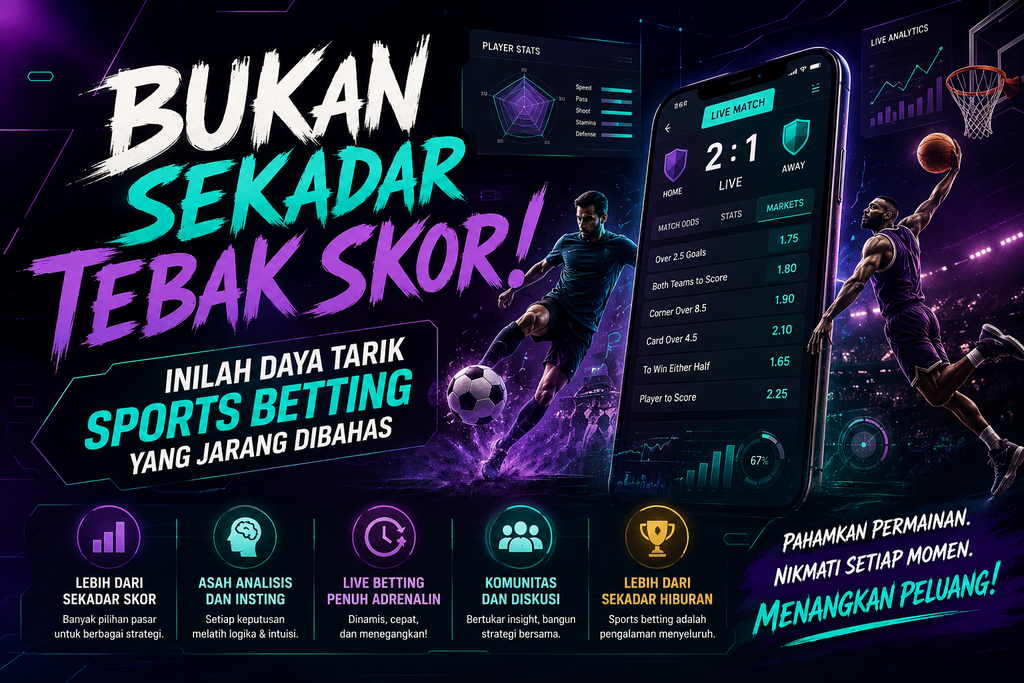 Bukan Sekadar Tebak Skor! Inilah Daya Tarik Sports Betting yang Jarang Dibahas